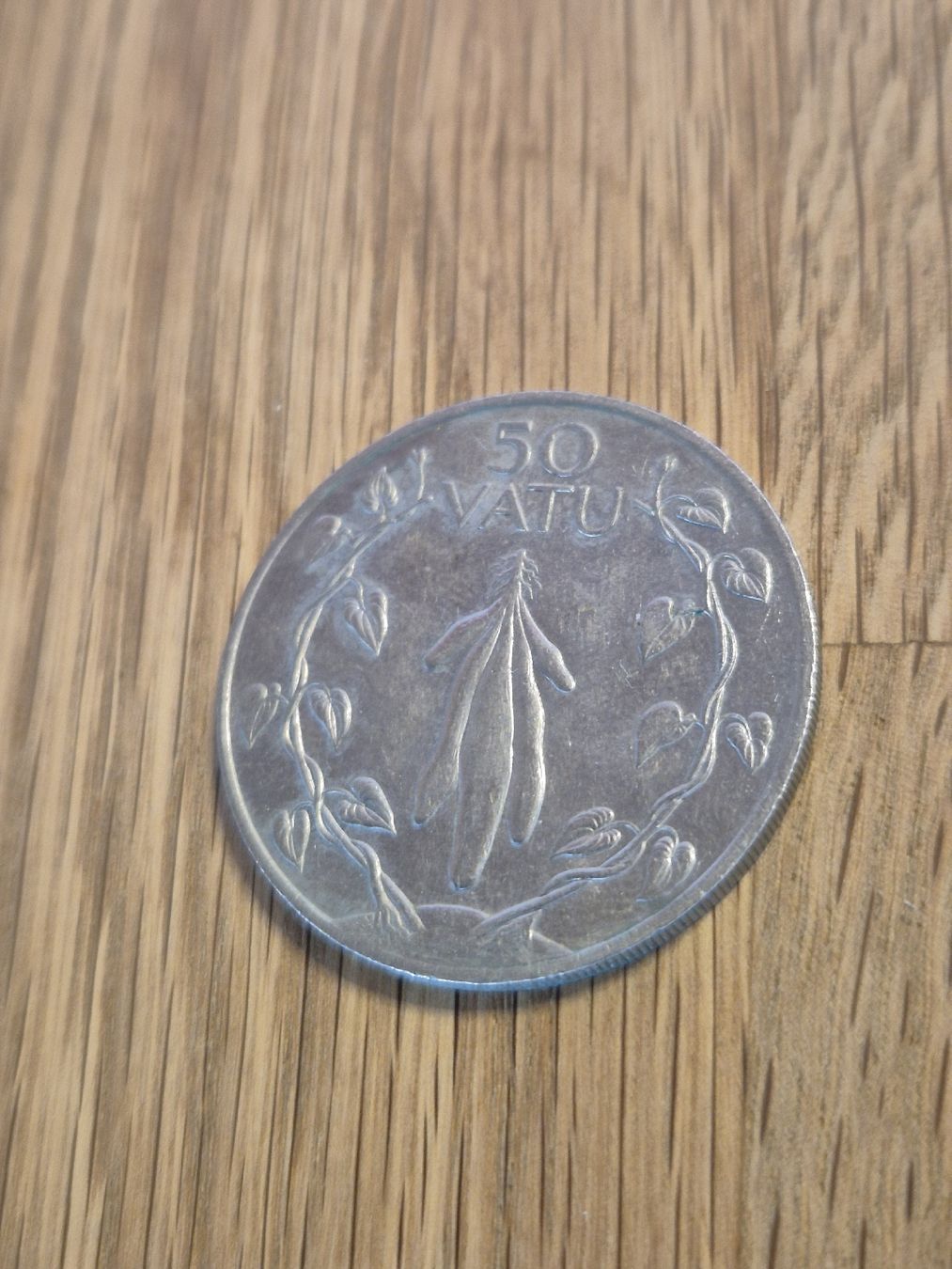 Alle Münzen: Vanuatu - 50 Vatu 1990 -  selten! – Gebraucht aus Mels von Goldenfalcon 1