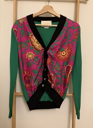 La DoubleJ Cardigan Wolle Seide Mantero