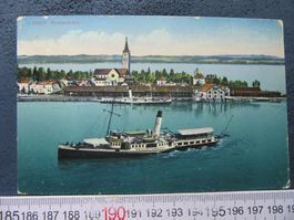 ROMANSHORN DAMPFSCHIFFE 1944 AK TG BUGS BESTOSSEN