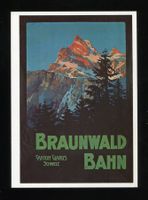 Braunwald-Bahn, Künstlerkarte