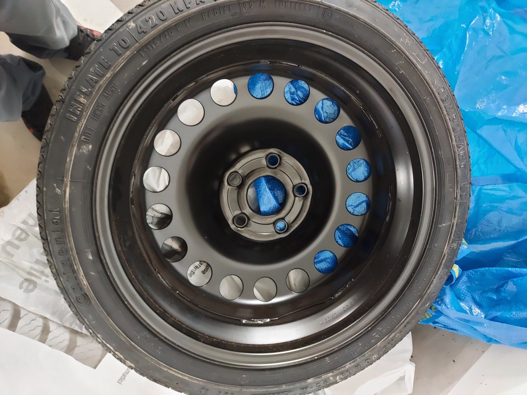Continental Pneumatici & Ruote complete: Ersatzrad, Reserverad 16" 6.5x16 ET41 – Nuovo (secondo la descrizione) da Wohlen AG venduto da Ruben__5