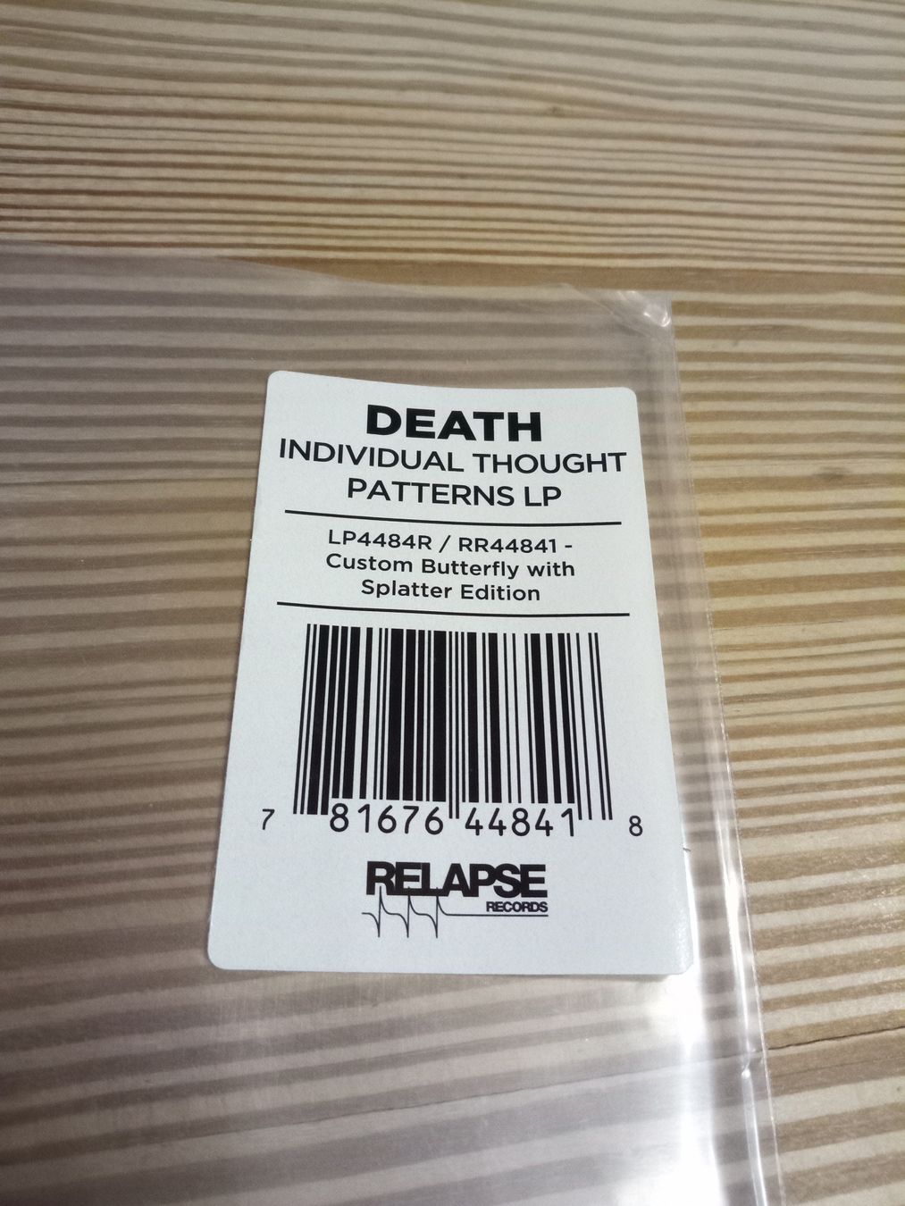 Dischi in vinile: Death-Individual Thought Patterns 12'' Butterfly Vinyl LP – Nuovo (secondo la descrizione) da Brienz BE venduto da INTERNALFIRE 5