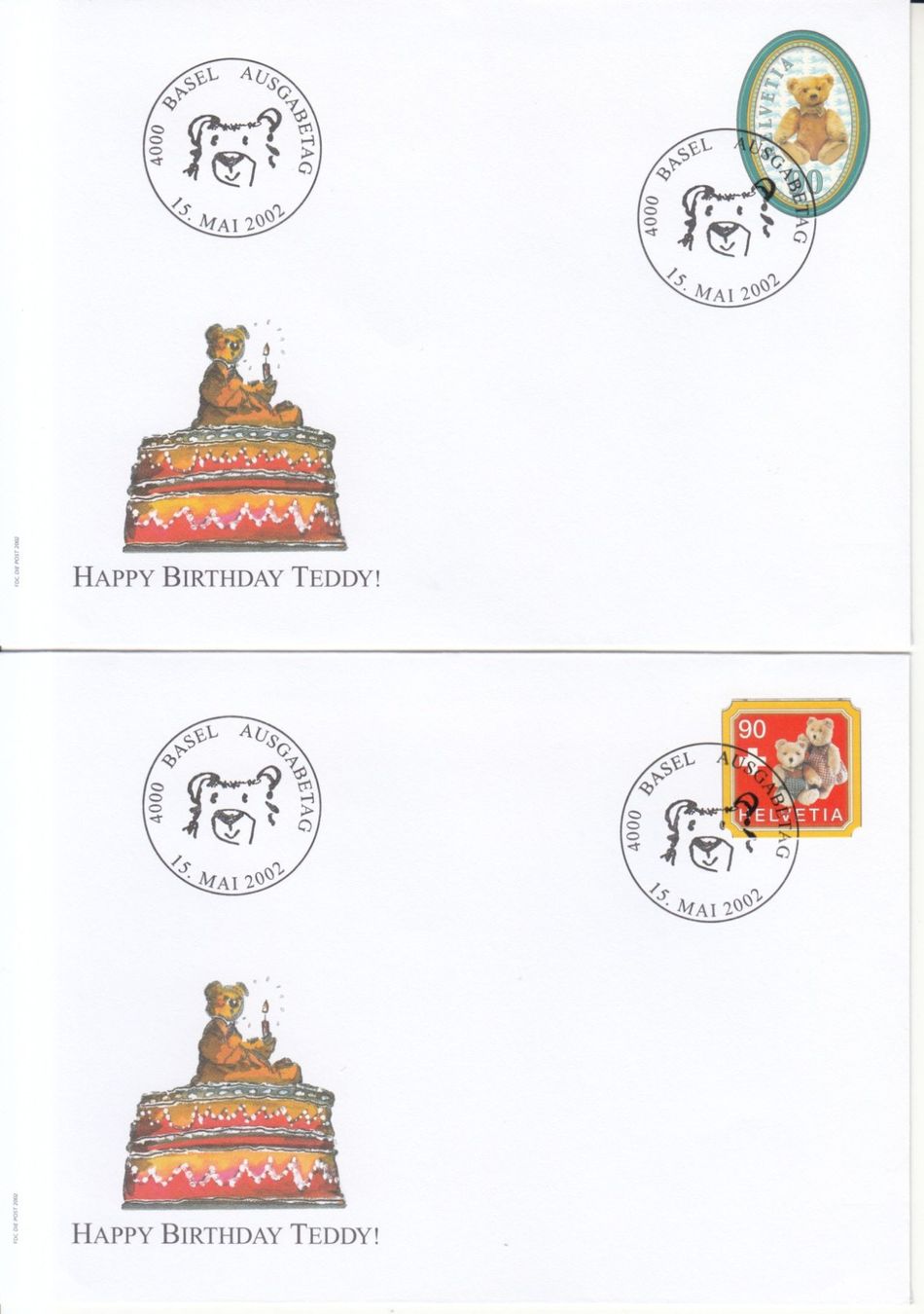 Alle Briefmarken: SBK 1054 - 1058 FDC einzeln auf 5 Briefen – Gebraucht aus Bürglen TG von StampGraf 2