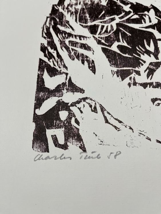 Gravures sur bois: CHARLES TRÜEB HOLZSCHNITT SIGNIERT NUMMERIERT – D'occasion à Gersau par grafik-kunst 2