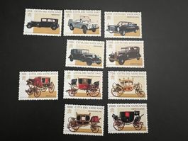 Vatikan 1997 Mi.-Nr. 1197-1206 Satz Kutschen/Auto ** ( D239)