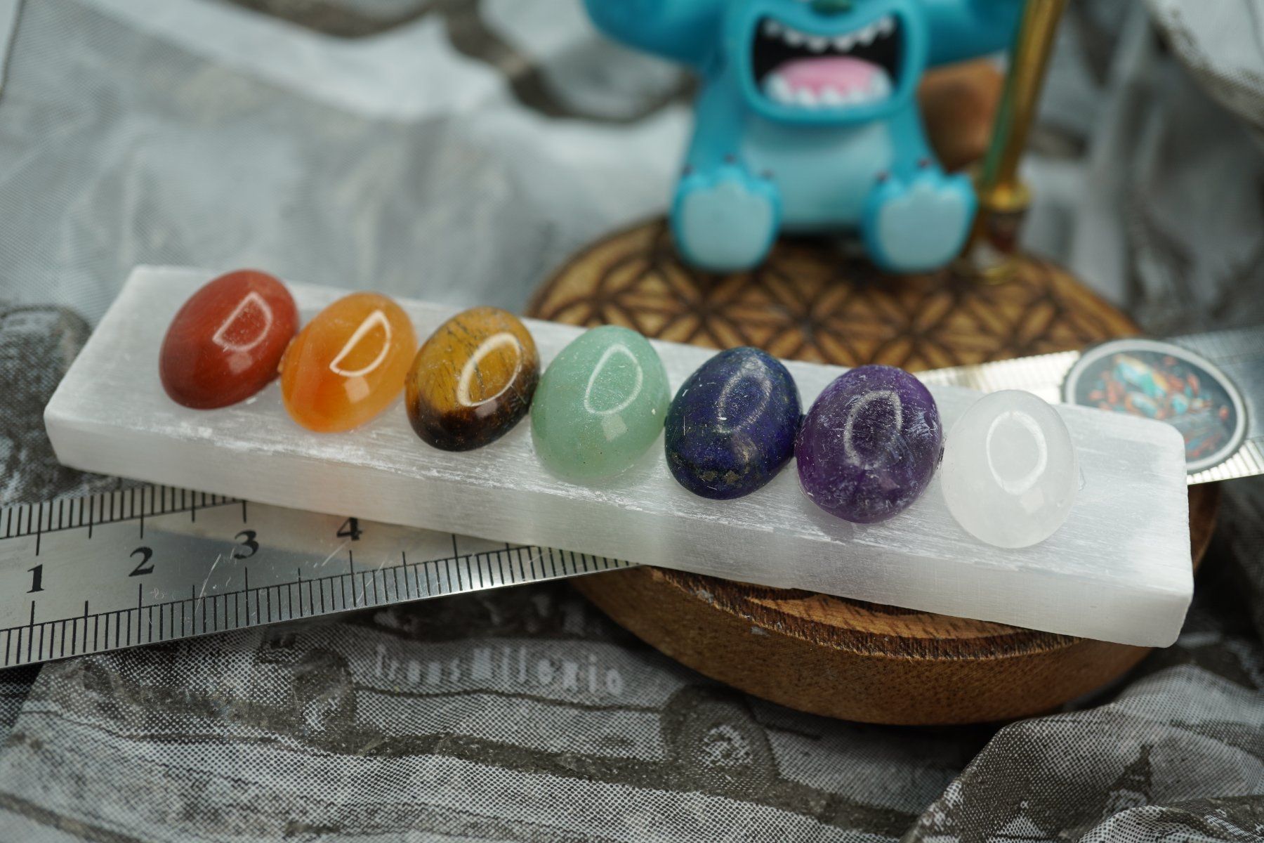 Mineralien & Heilsteine: Selenit  Stab Chakra     (Räumung!) – Neu und originalverpackt aus Eschenbach SG von topstone 7