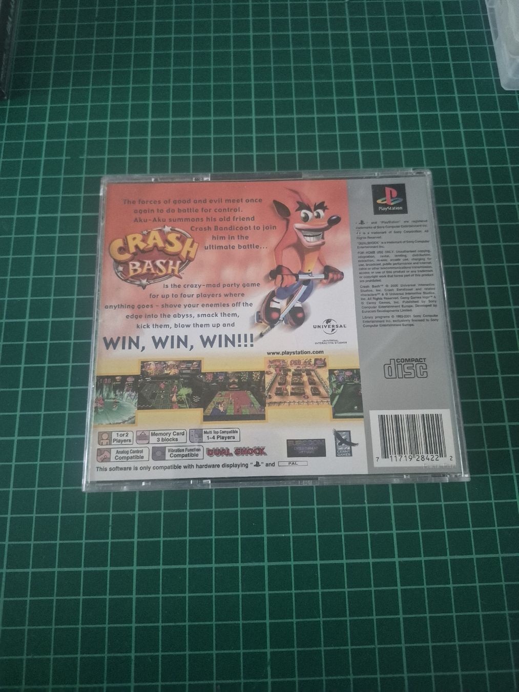 Sony Giochi: Crash Bash PlayStation game platinum edition PS1  PAL – Usato da Meyrin venduto da Retro-GZ 3