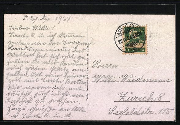 Cartoline postali: AK Appenzeller Landsgemeinde in Trachten – Usato da Berlin venduto da bartko-reher 1
