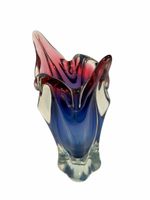1970 BOHEMIAN ART GLASS VASE 