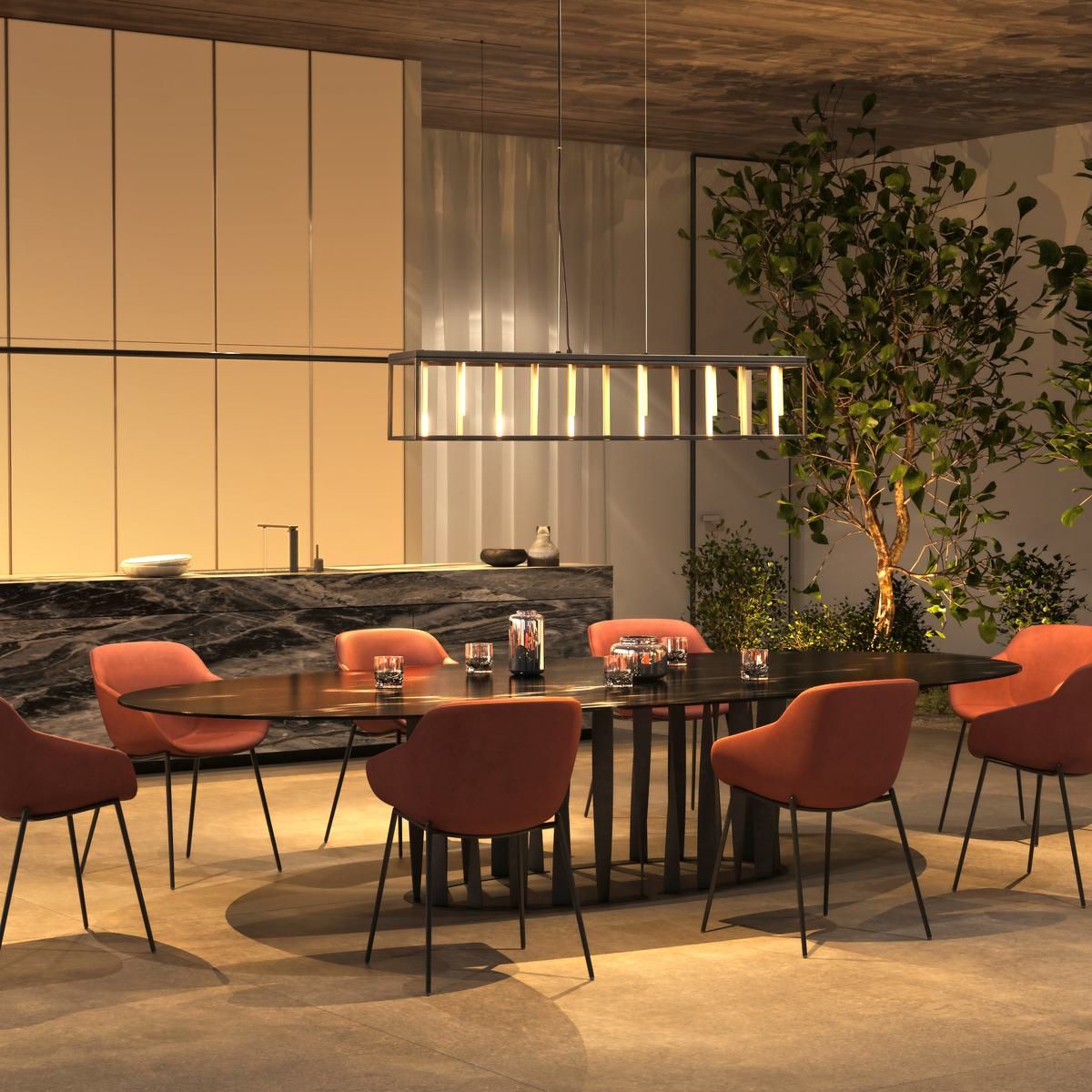 Lampadari & plafoniere: LED Pendelleuchte, Dimmbar, 110 cm Länge – Nuovo (secondo la descrizione) da Kreuzlingen venduto da Smart-Light 1