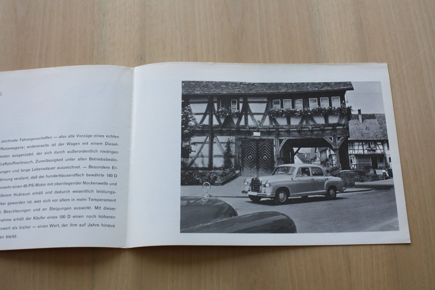 Mercedes-Benz Documenti: Mercedes 180 D Prospekt 1961 – Usato da Wikon venduto da erwin400 1