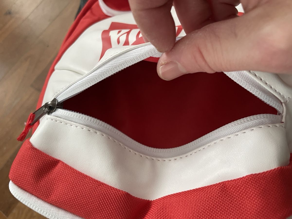 Zaini: Rivella Rucksack, Neu! Rot/Weiss, – Nuovo e nell'imballaggio originale da Neuenkirch venduto da balani 4