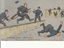 Humorkarte Militär 1914, mit ST Bataillon 84