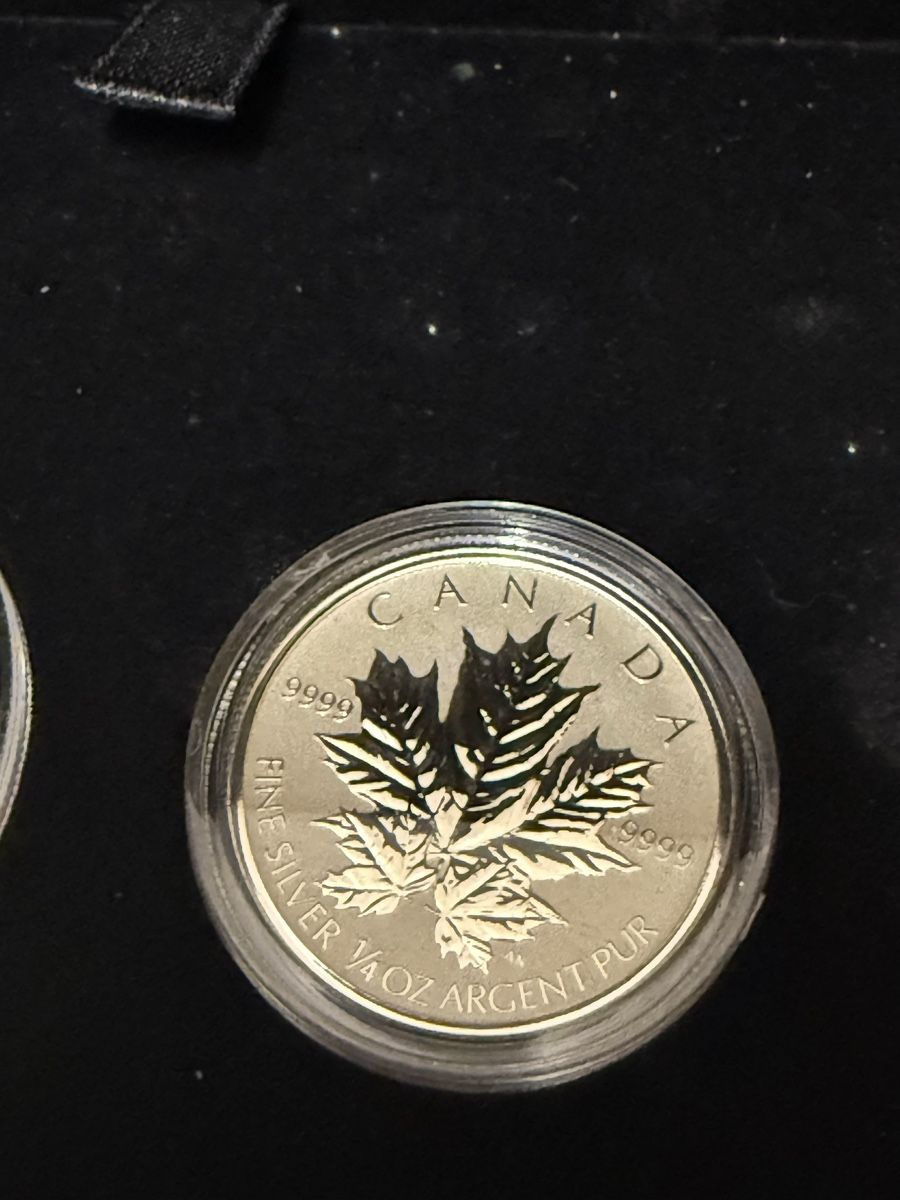 Tutti le monete: Kanada Silber Maple Leaf Satz 1988-2013, 5 Stueck – Nuovo (secondo la descrizione) da Savognin venduto da Buongiorno 4