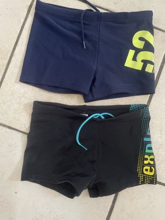 2 neuwertige C&A Badeshorts Gr. 122/128 🔹