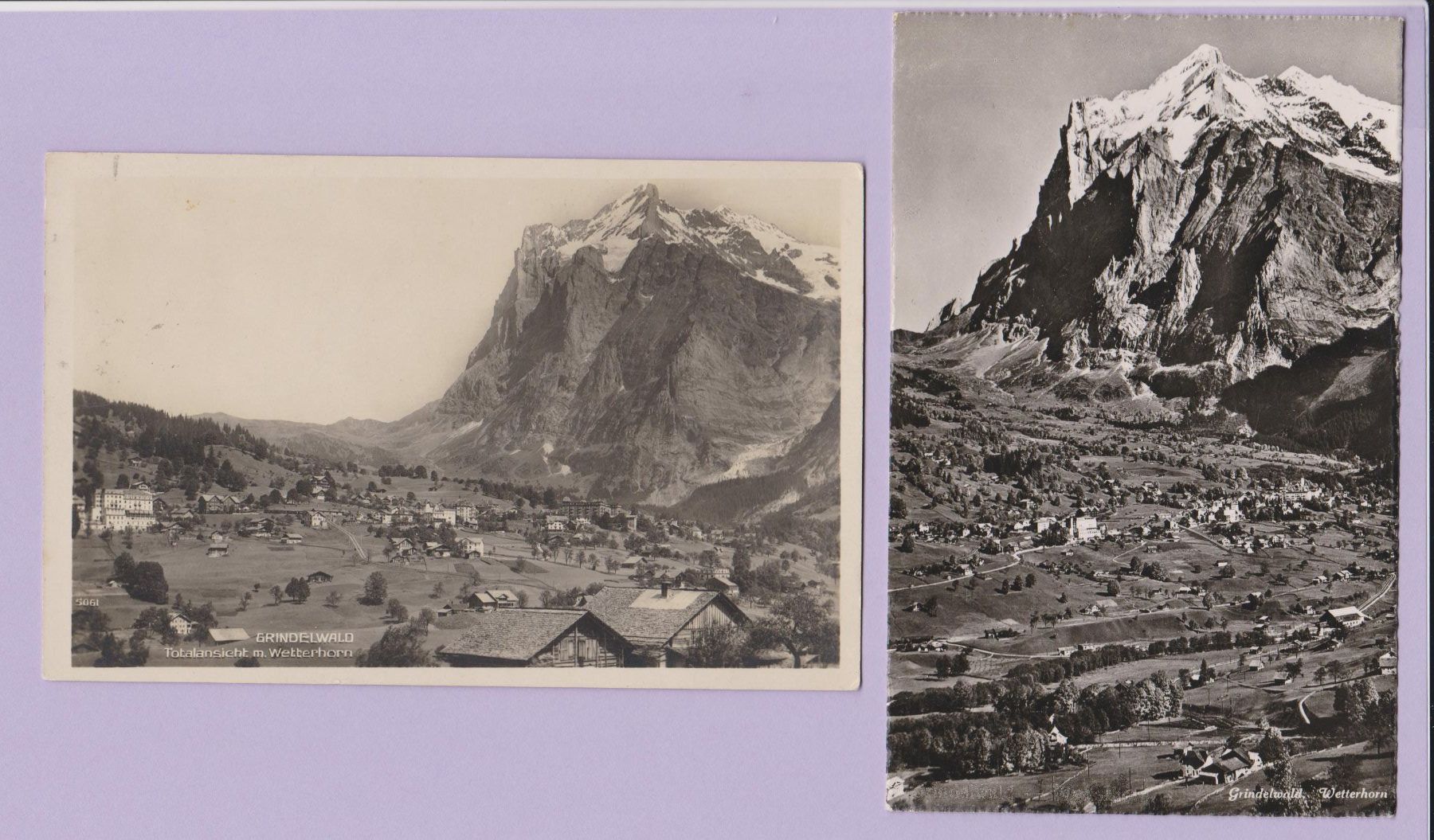 Ansichtskarten: Grindelwald   :   2 gute alte Ansichtskarten um 1930 – Gebraucht aus Vitznau von Ropaku