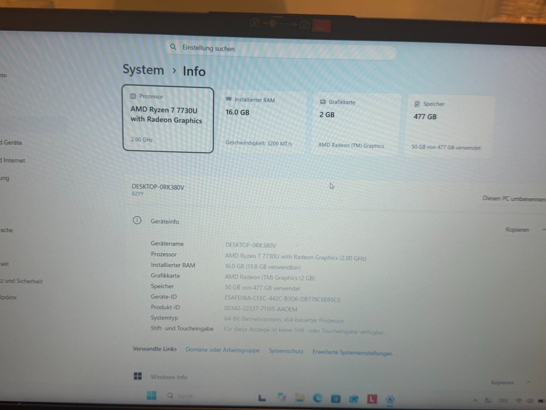 Lenovo Notebook: Lenovo V15 G4 ABP – Usato da Spiez venduto da eag01 5
