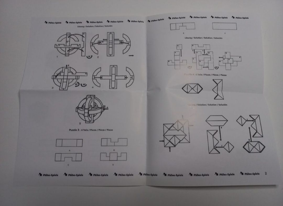 Puzzles: AB 1CHF - Philos Holzpuzzle - Geduldspiel – Gebraucht aus Wangen b. Olten von SecondStory4u 3