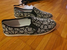 calvin klein CK Damen Slipper Gr. 38 Canvas. Loafer schuhe
