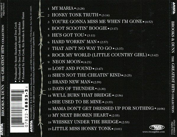 CD: Brooks & Dunn: Greatest Hits Collection CD – Nuovo e nell'imballaggio originale da Steinhausen venduto da Vilivinili 1