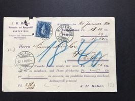 Karte von J. H. Keller mit 73D