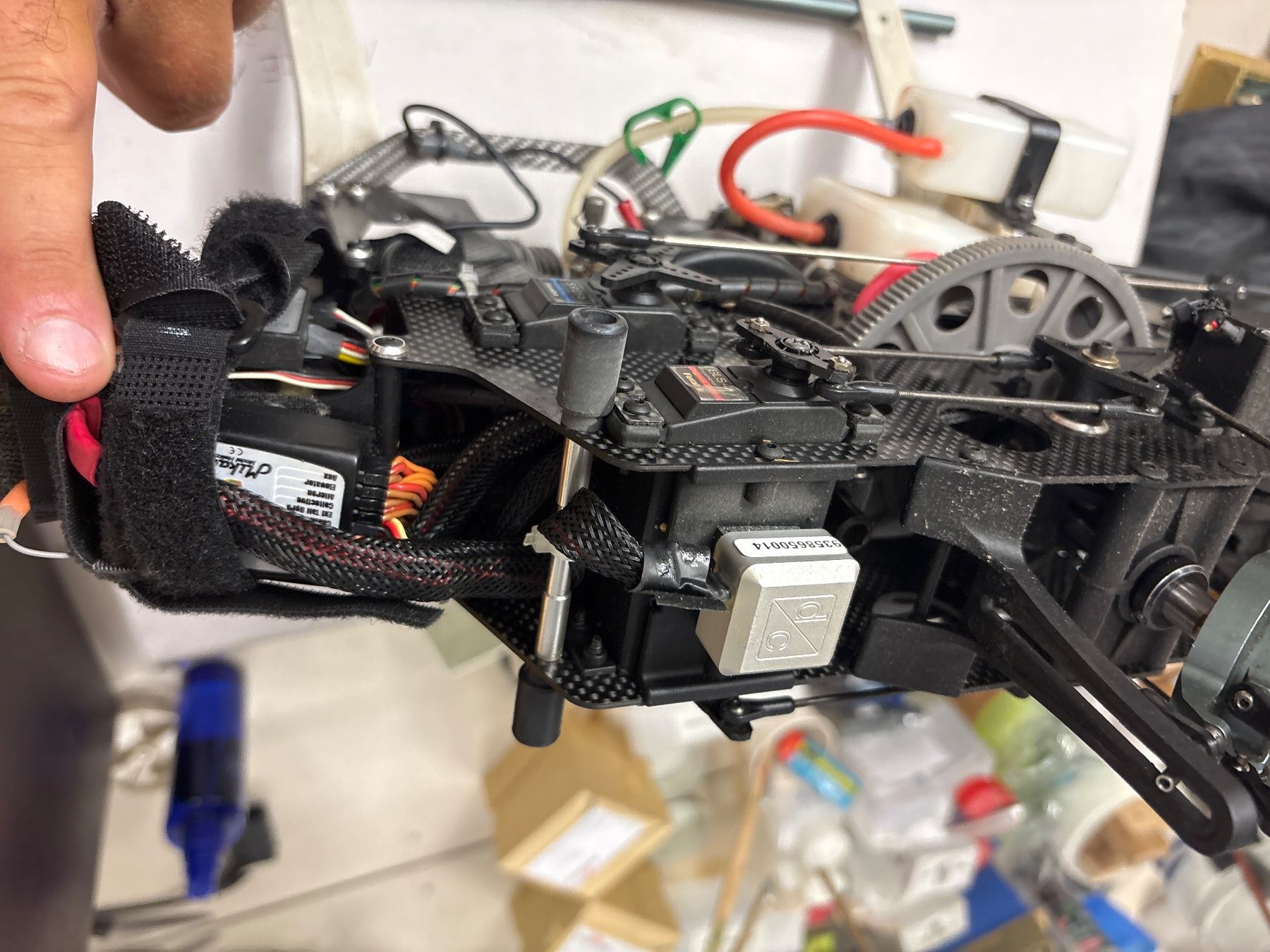 Align Modellismo RC: RC Helikopter Align T-Rex 600 Nitro Chassis mit Servos + FL – Usato da Rotkreuz venduto da Modellbau007 1