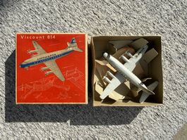 RARO siku 1:250 Viscount 814 Lufthansa Airplane Vintage