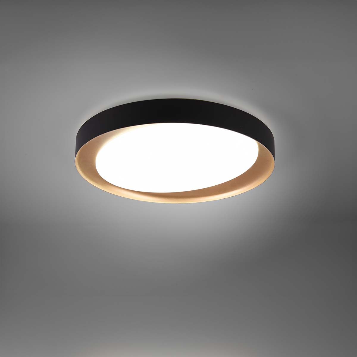 Kronleuchter & Deckenlampen: LED Deckenleuchte, Schwarz, 48 cm Ø – Neu (gemäss Beschreibung) aus Kreuzlingen von Smart-Light