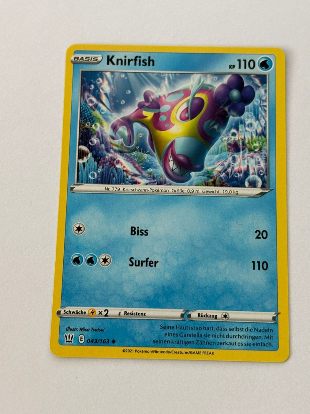 Pokémon Carte collezionabili: Knirfish 043/163 – Usato da Herisau venduto da Seyashop_2