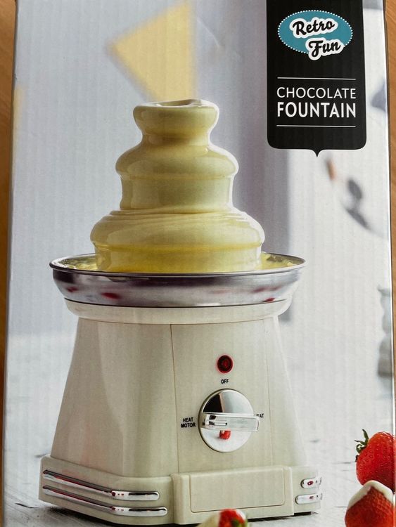 Fontaine à Chocolat Ariete Party Time 90W - Rouge - Idéale Pour Fêtes Et Réceptions