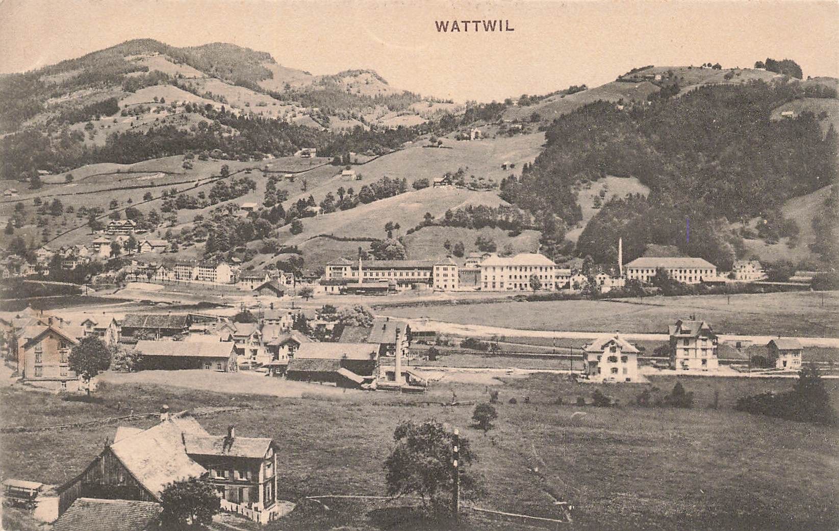 Cartes postales: Wattwil SG Panorama – D'occasion à Biasca par Blenio71