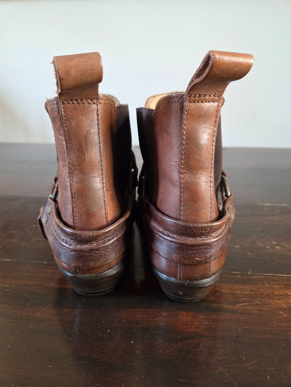 Scarpe da uomo: Vintage Leder Ankle Boots Gr. 41 – Usato da Bern venduto da -Aniko- 2