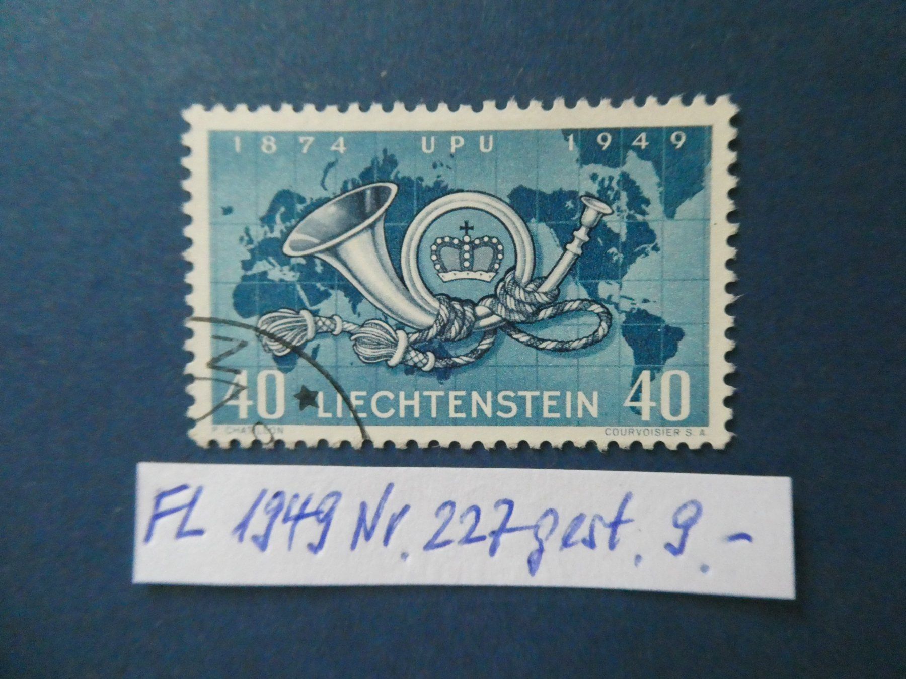 Tutti i francobolli: FL 1949 Nr. 227 gestempelt – Usato da Lausen venduto da Herbamare01