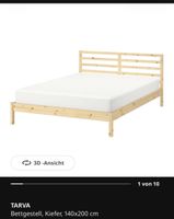 IKEA Tarva Bed Frame and Leirsund Slats 140x200 cm