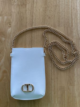 Twinset kleine Tasche weiss fast neu