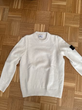 Pull Col Écrue Stone Island T.L Excellent État Pour l'Automn