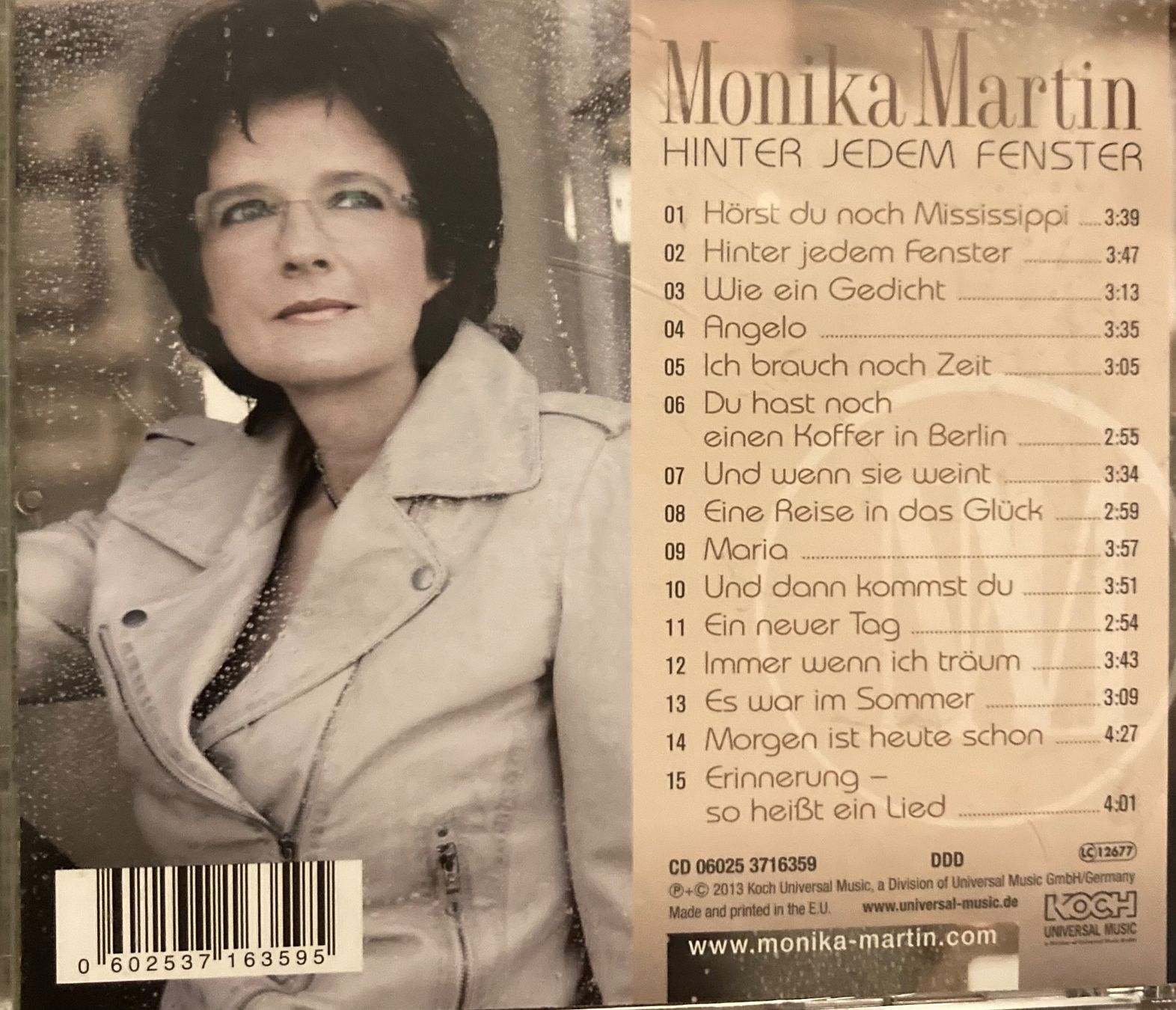 CDs: Monika Martin - Hinter jedem Fenster – Gebraucht aus Horn von enigma66 1