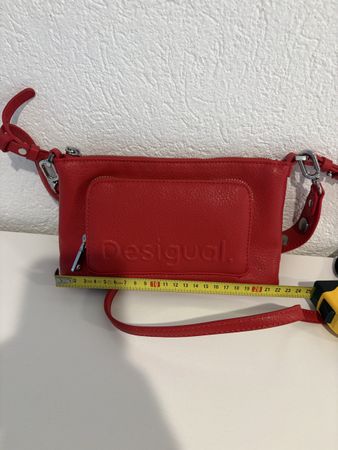 Desigual Umhängetasche Rot Leder Damen Neu
46