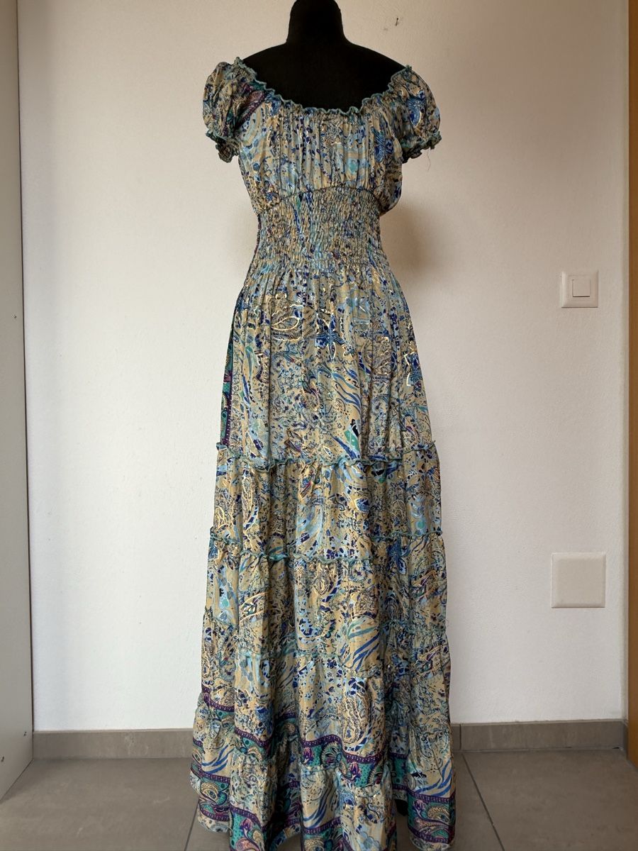Vestiti: Boho Maxistufenkleid aus Seide – Nuovo (secondo la descrizione) da Sigriswil venduto da ck56 1