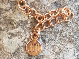 JLO Luxus Armband vergoldet mit SilberGlanz ca. 24 cm  S-XL
