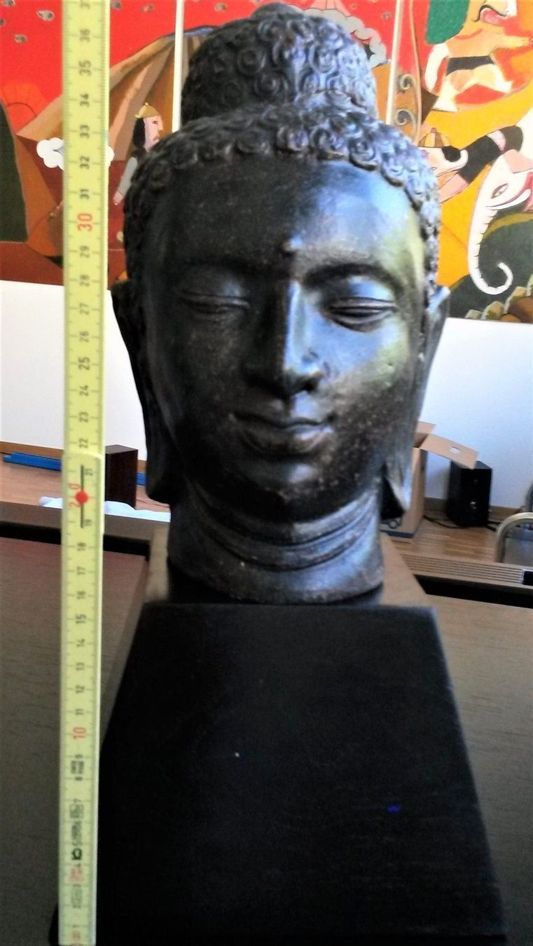 Skulpturen & Statuen: Buddhakopf gross aus Terracotta – Neu (gemäss Beschreibung) aus Uetliburg SG von Adrianm