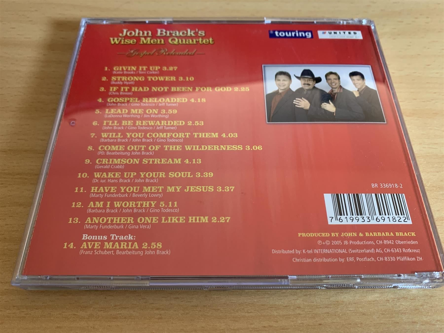 CD: John Brack's Wise Man Quartet – Gospel R – Usato da Rikon im Tösstal venduto da Alpenmutz 1