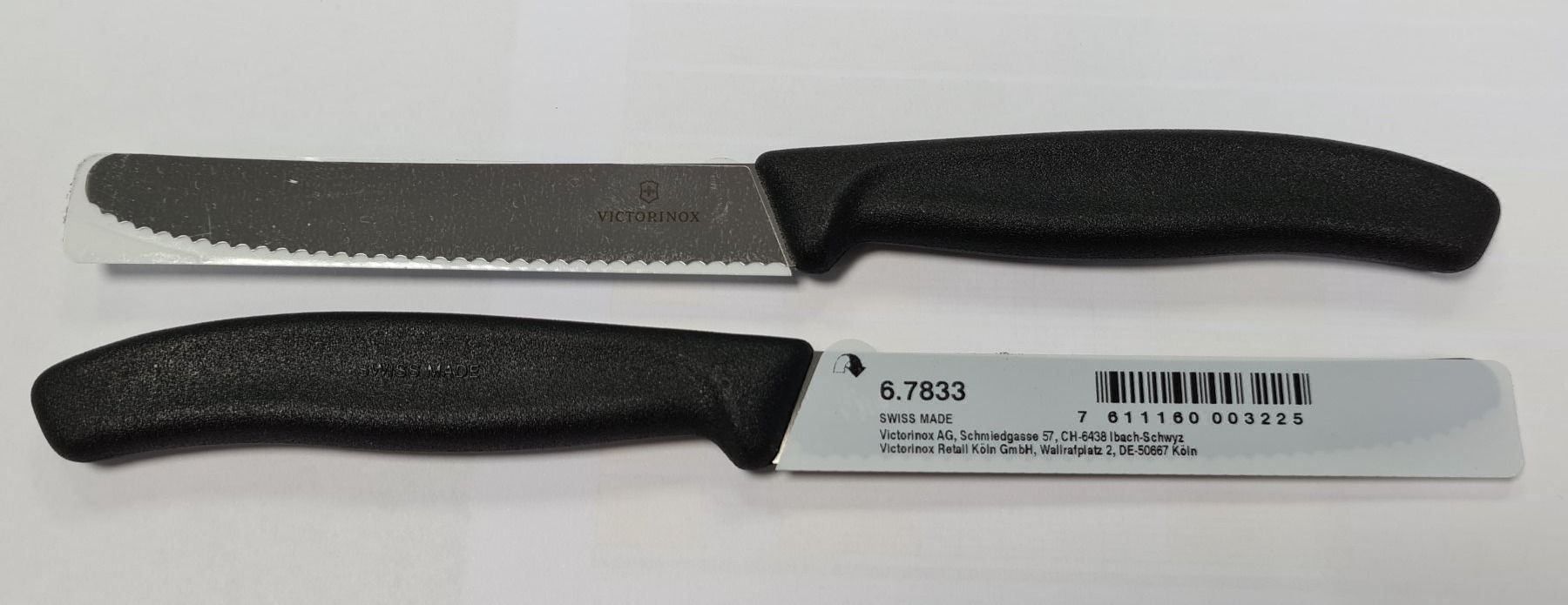 Victorinox Coltelli da cucina: Victorinox Classic, Schwarz, 6 Stück – Nuovo e nell'imballaggio originale da Spreitenbach venduto da spreite