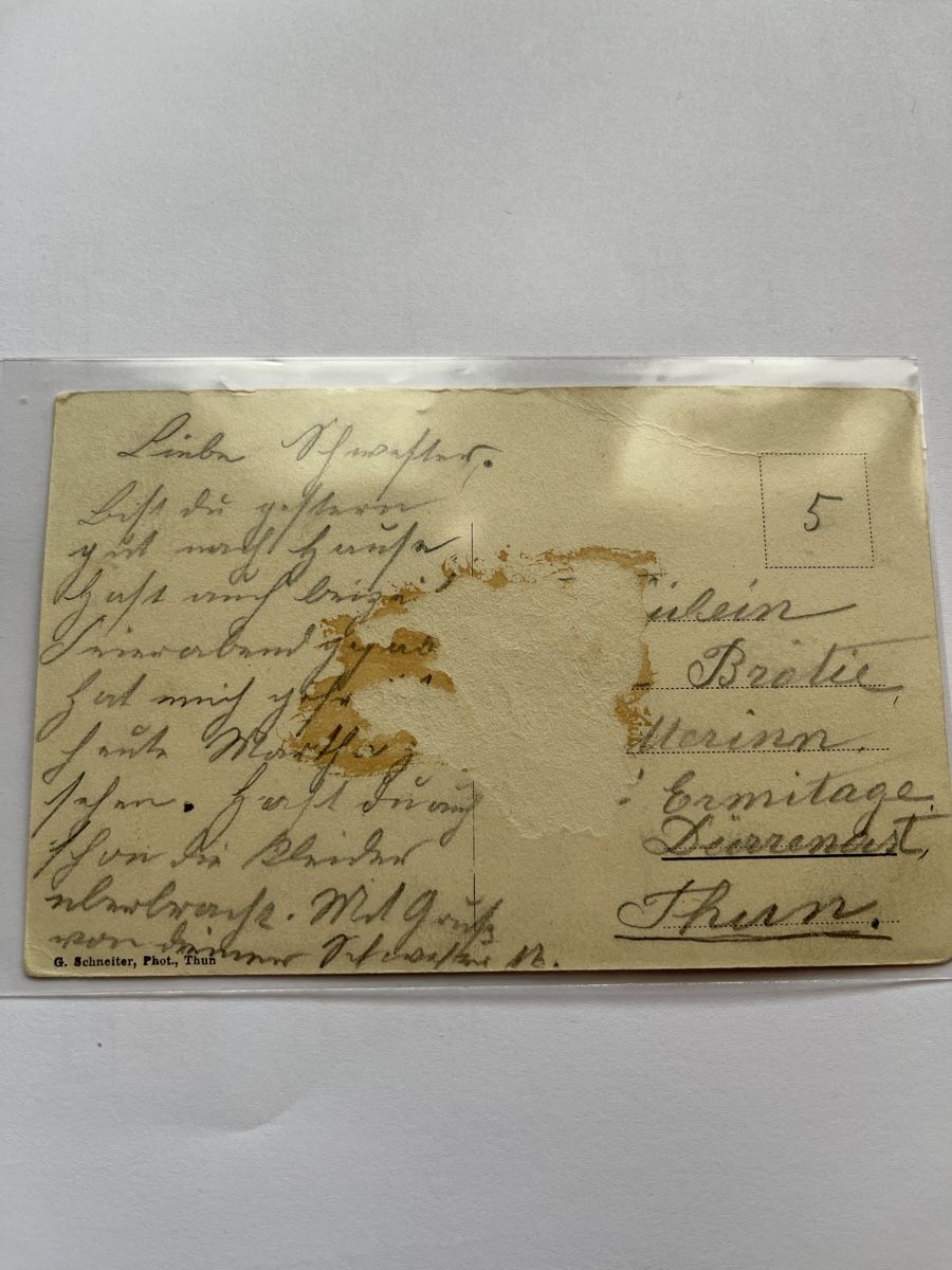 Cartoline postali: Thun – Usato da scharnachtal venduto da Riso500 1
