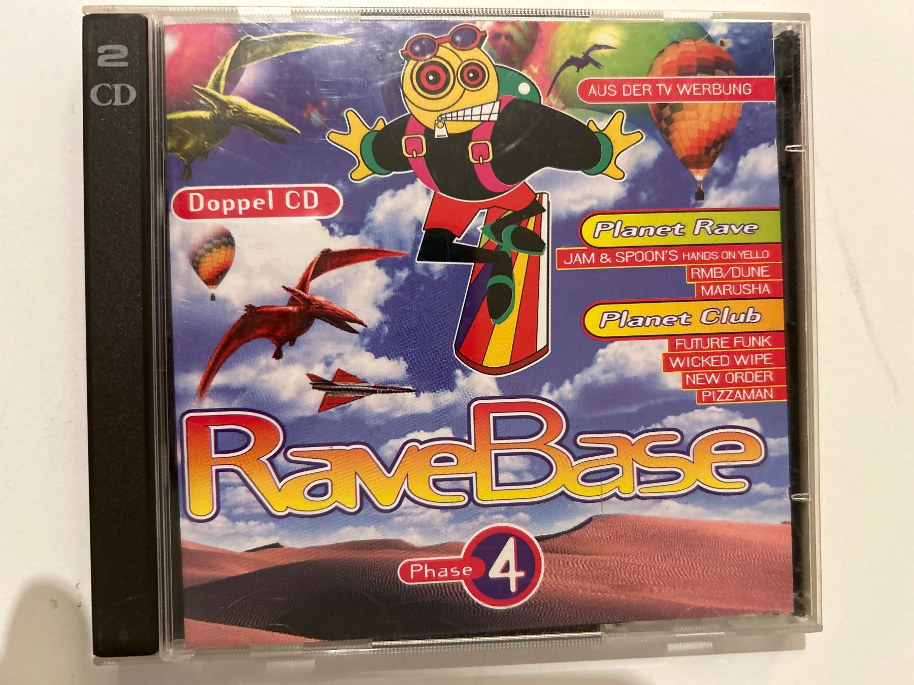 CD: CD- RaveBase- Phase 4 Doppel CD- 90er Kult Hits – Usato da Guntershausen venduto da Gloominati