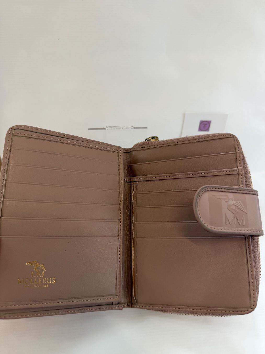Maison Mollerus Portamonete: Mollerus Portmonnaie rosa – Usato da Zürich venduto da SecondhandZurich 1