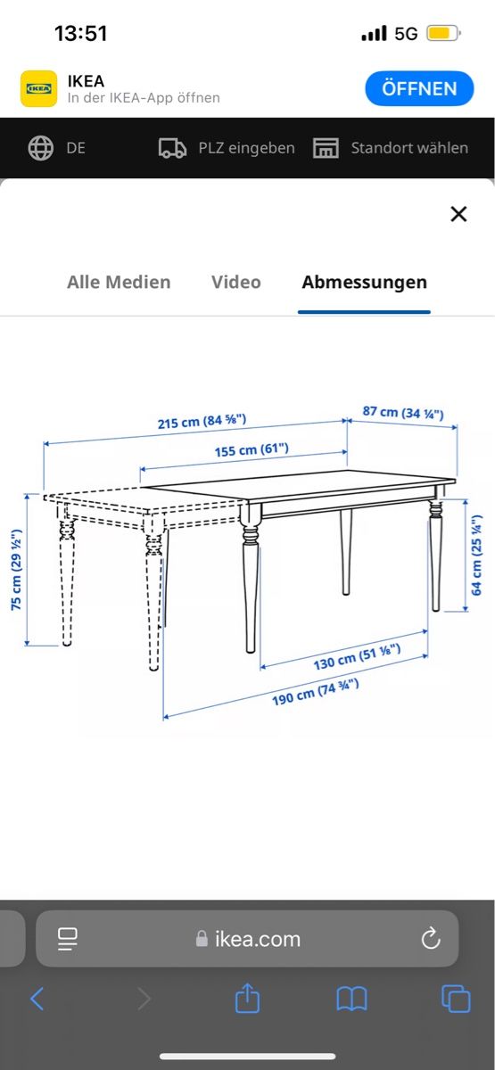 Tables: IKEA Tisch Rosentorp – D'occasion à Bern par ewa_8csp 1