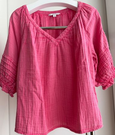 Leichtes rosa Baumwoll-Blusenshirt - ähnlich Nile