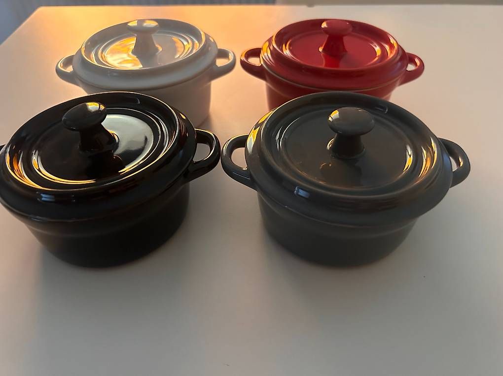 Casseroles: Set de 4 mini cocottes – D'occasion à Bussigny par hfr_j6yv 1