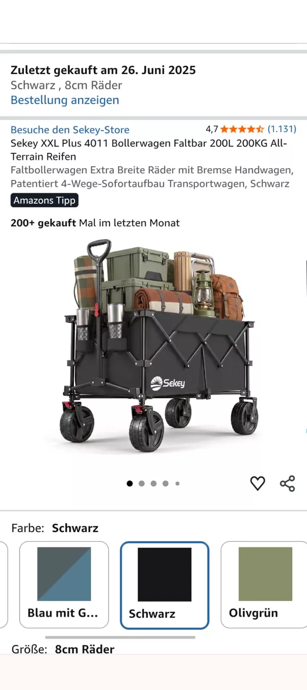 Carrelli di trasporto: Sekey Bollerwagen – Nuovo (secondo la descrizione) da Dättlikon venduto da michaela.b1987 4